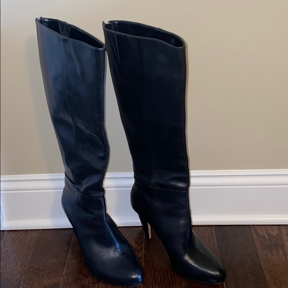COPY - Banana Republic Black Leather Knee High Boots Sz 9